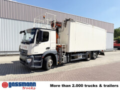Mercedes Benz Antos 2536 6x2/4, Walkingfloor, Atlas Kran 