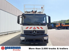 Mercedes Benz Antos 2536 6x2/4, Walkingfloor, Atlas Kran 