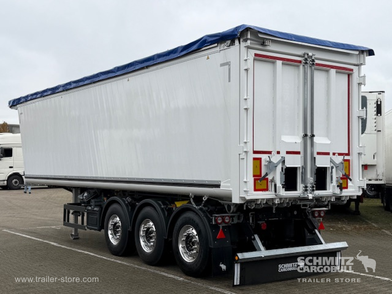 Schmitz Cargobull Oplegger Kipper Alu kasten 55m³ 