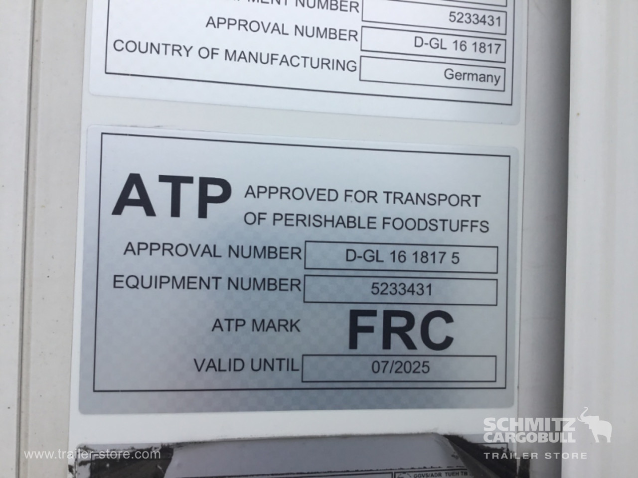 Schmitz Cargobull Reefer Standard Double deck 