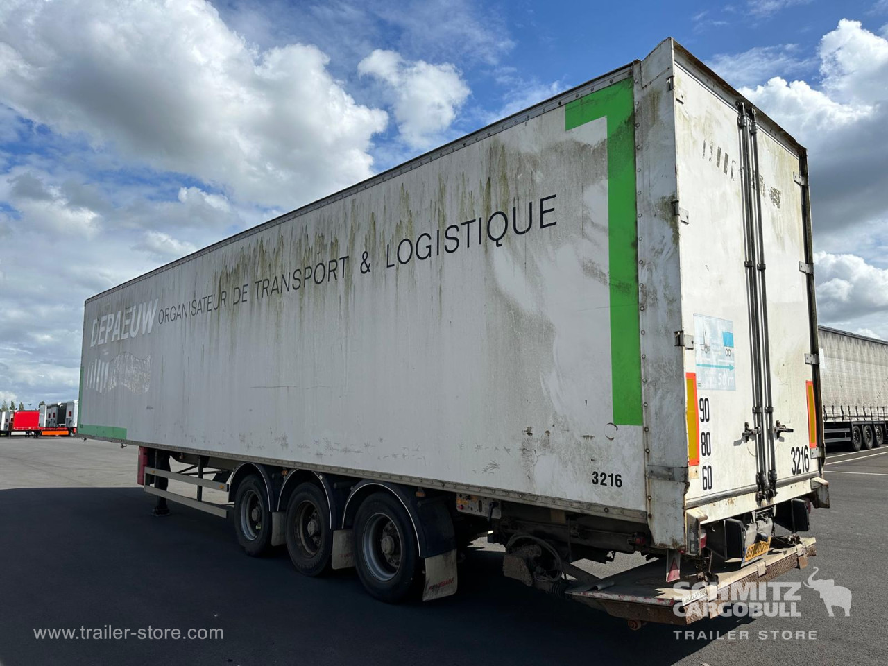 ANDERE Semitrailer Dryfreight Standard Double étage Hayon 