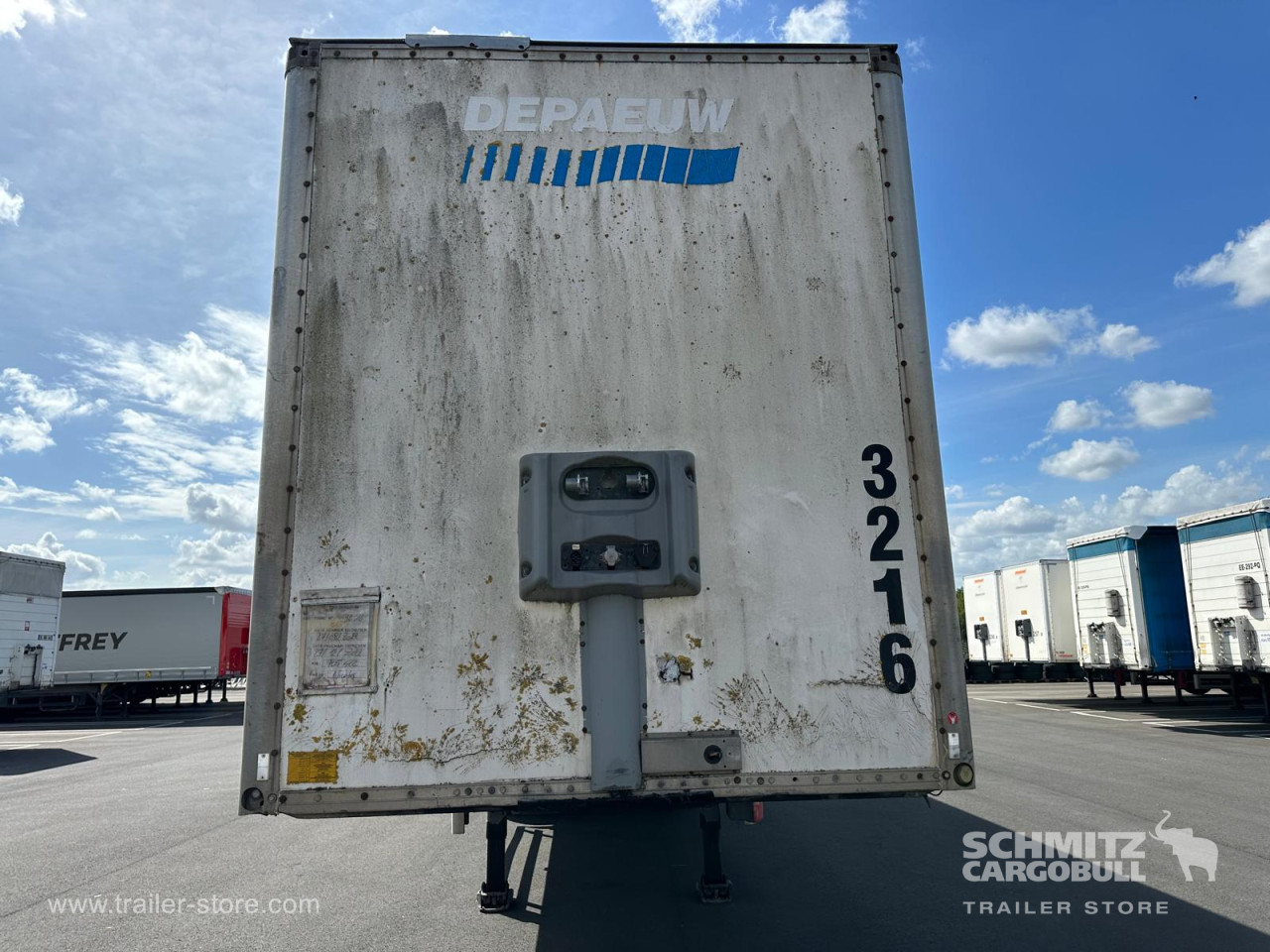 ANDERE Semitrailer Dryfreight Standard Double étage Hayon 