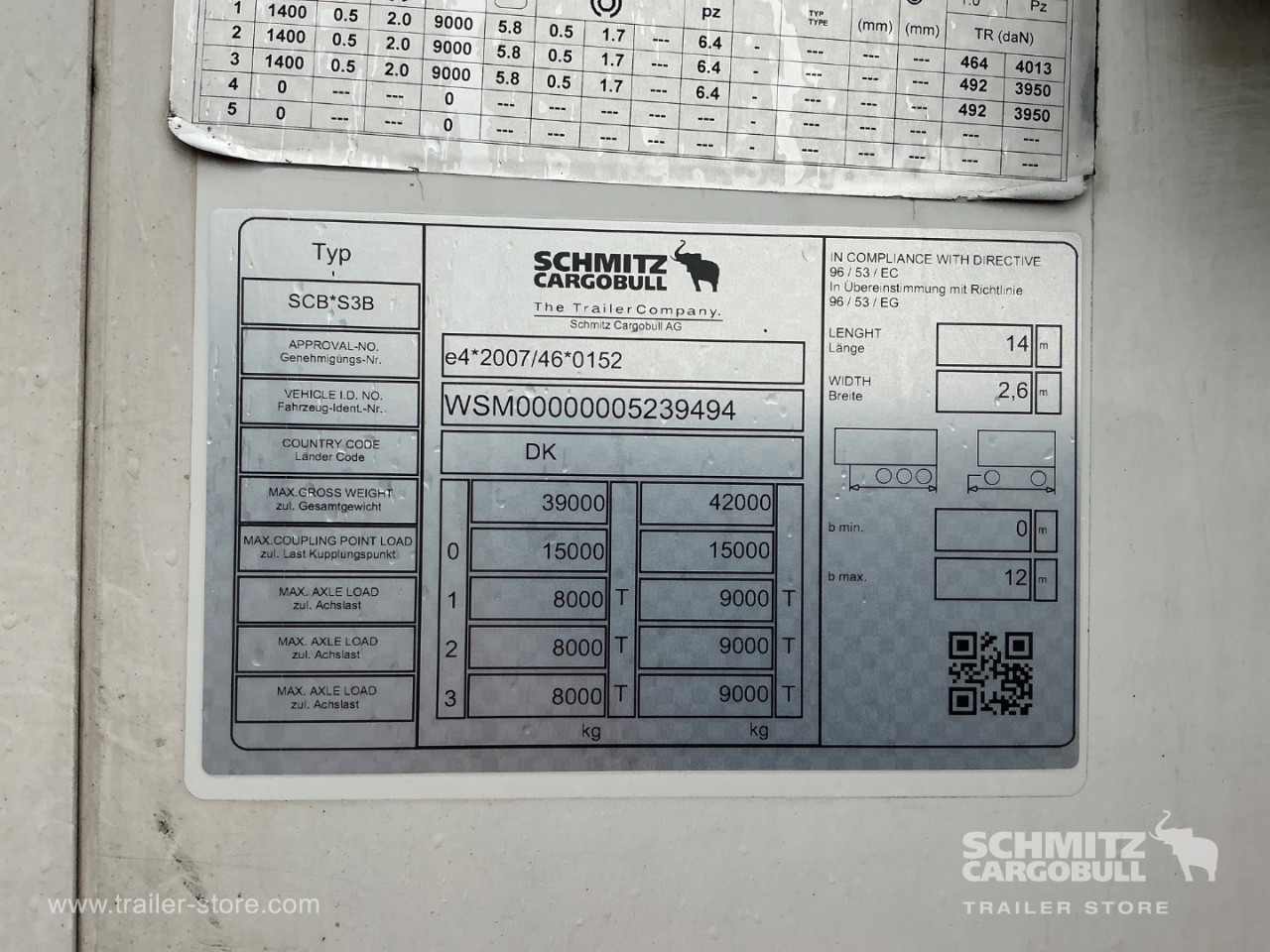Schmitz Cargobull Reefer Meat hanging system 