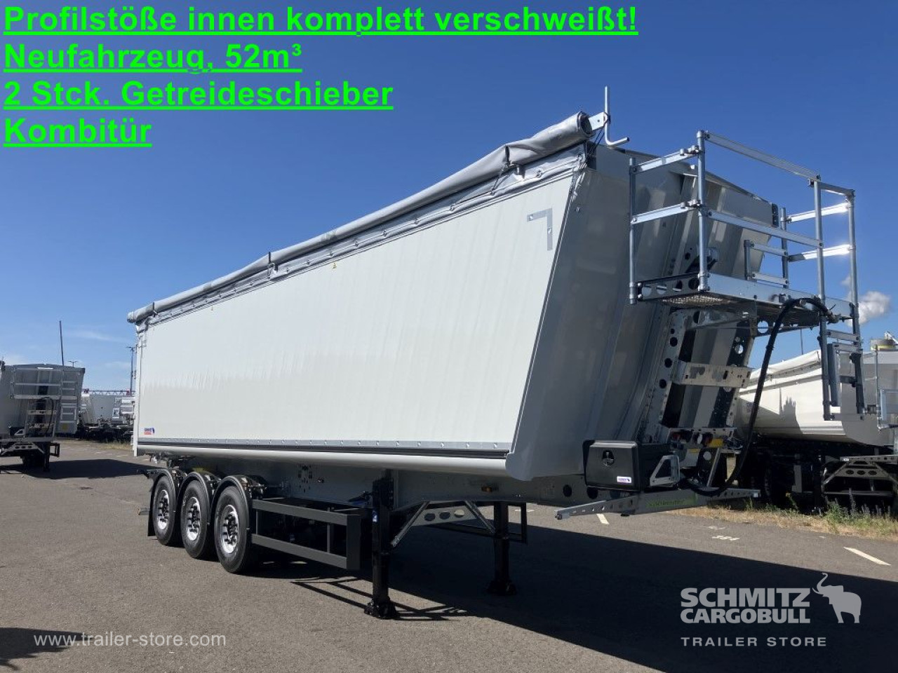 Schmitz Cargobull Kipper Alukastenmulde 52m³ 