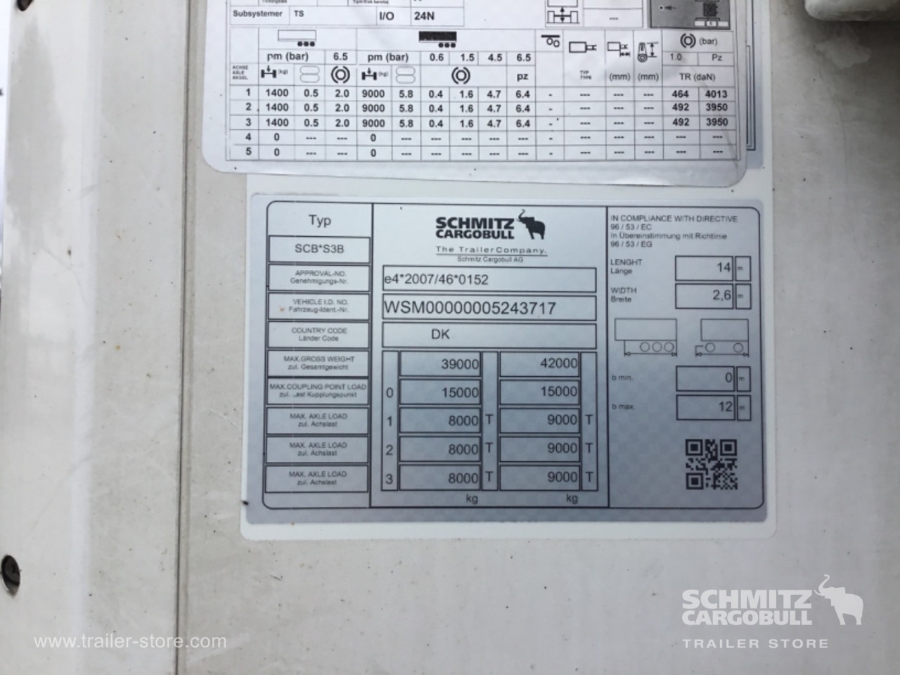 Schmitz Cargobull Reefer Meat hanging system 