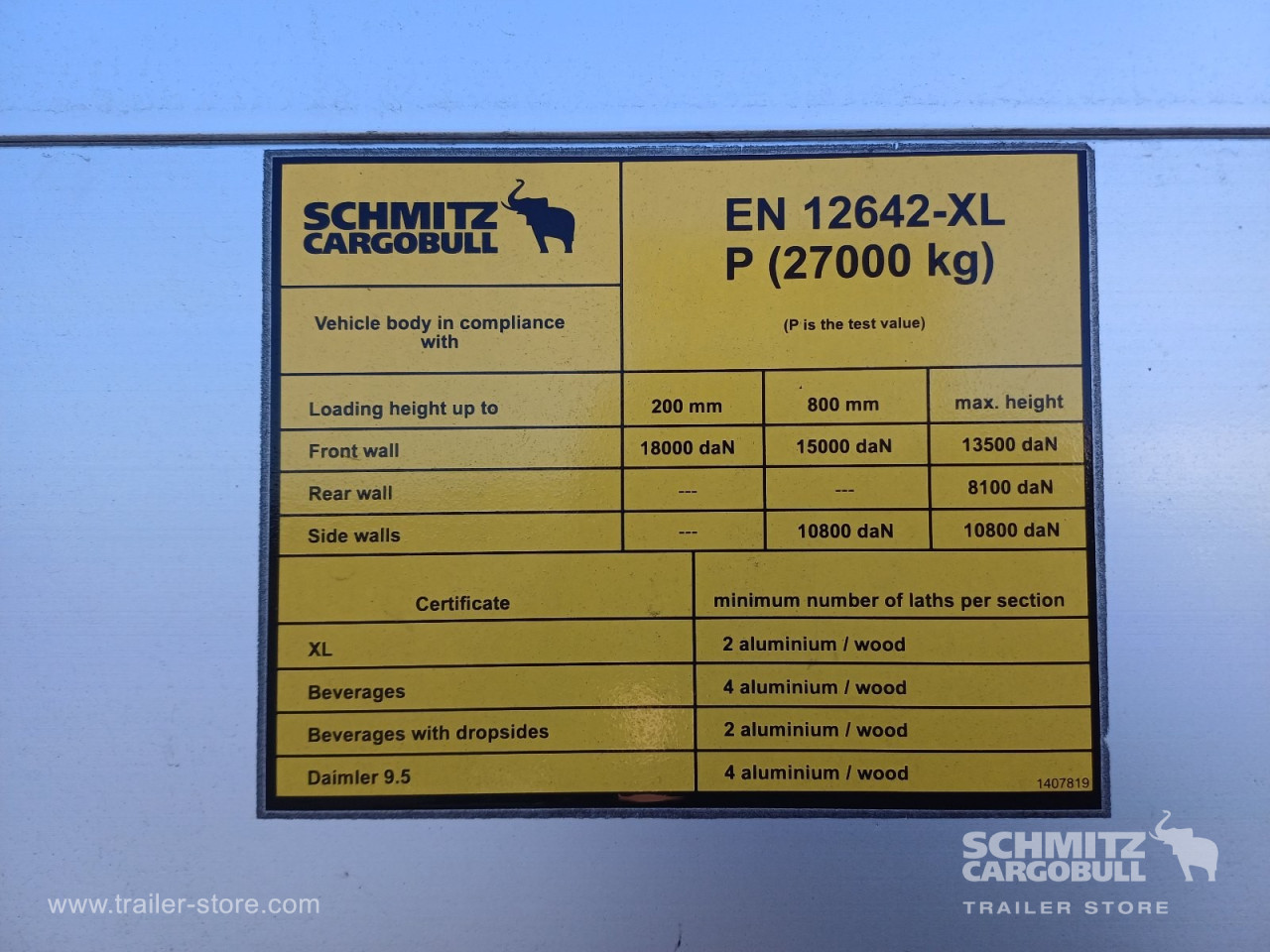 Schmitz Cargobull Curtainsider Standard 