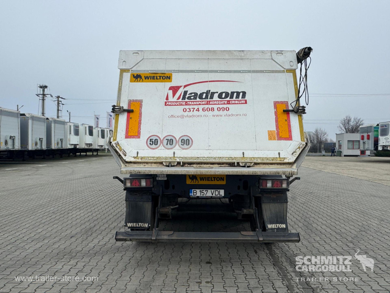 WIELTON Tipper Alu-square sided body 28m³ 