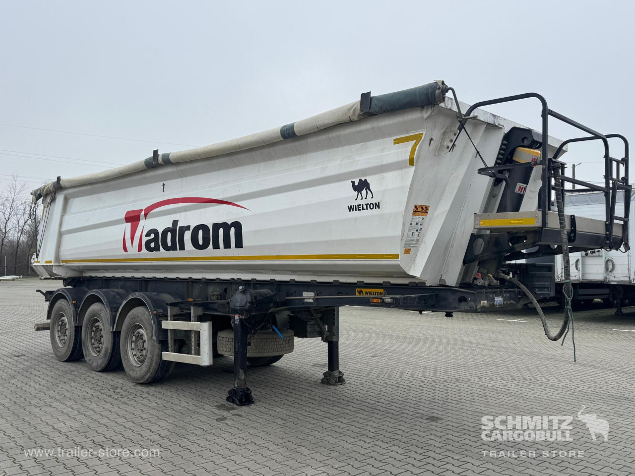 WIELTON Tipper Alu-square sided body 28m³ 