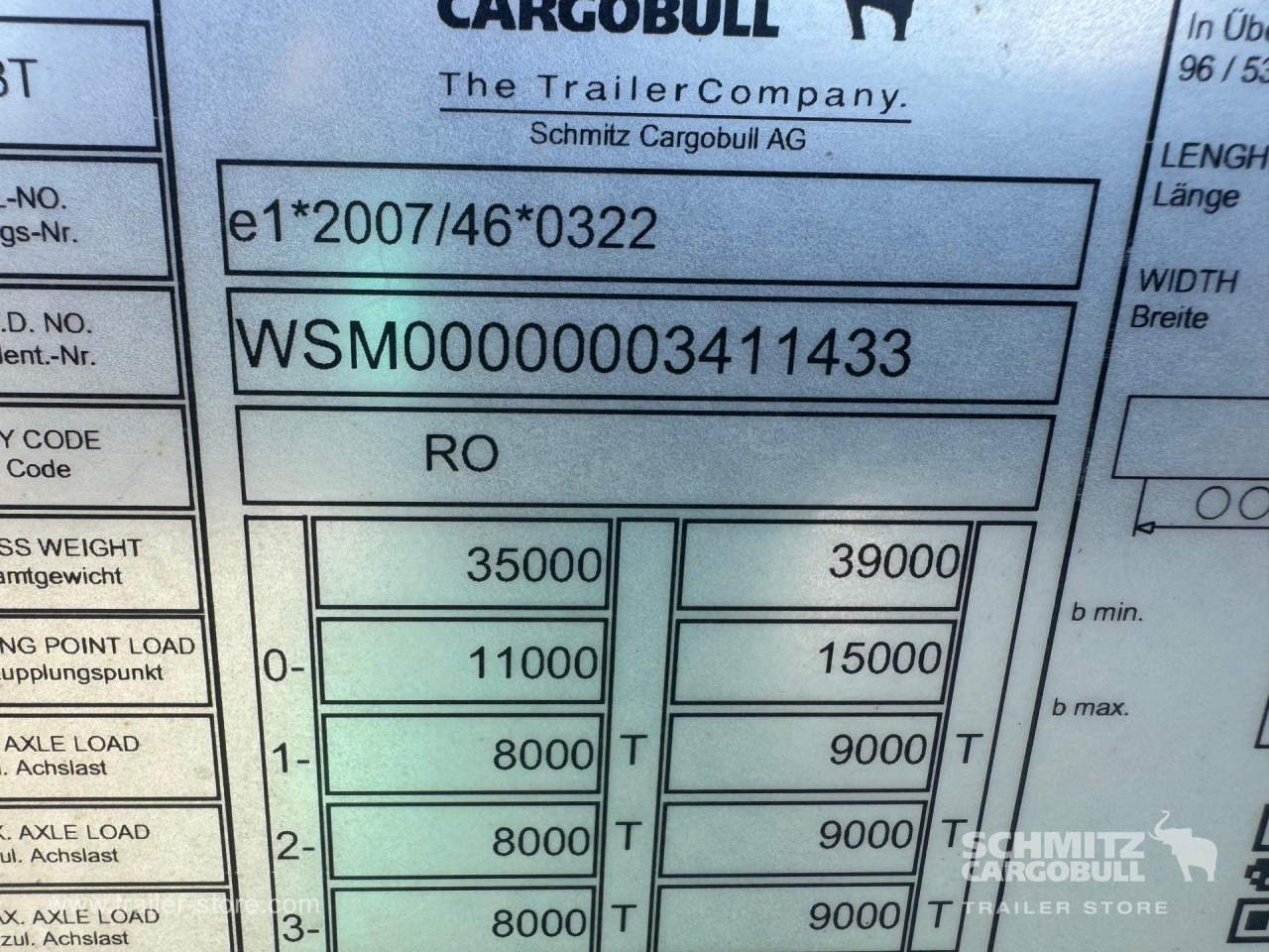 Schmitz Cargobull Prelat? culisant? standard 