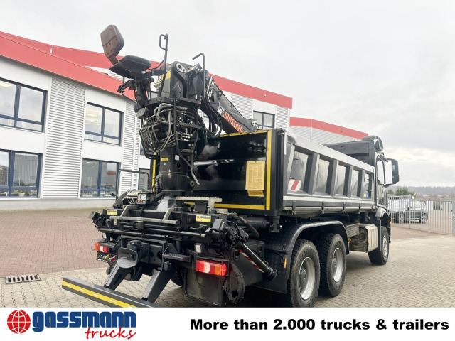 Mercedes Benz Arocs 3345 K 6x4, Heckkran Hiab Jonsered 