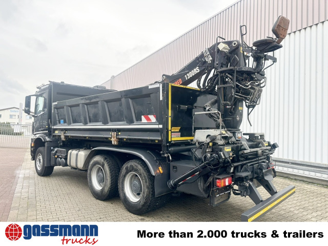 Mercedes Benz Arocs 3345 K 6x4, Heckkran Hiab Jonsered 