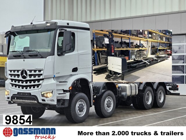 Mercedes Benz Arocs 4151 AK 8x8/4, Hiab Abrollanlage Ultima 