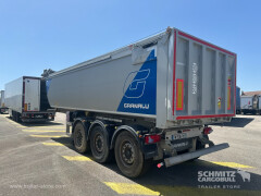 ANDERE Semitrailer Tipper Steel half pipe body 