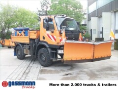 Unimog U 20 U405/70 4x4, Kipper, Winterdienstplatte 