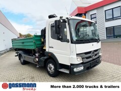 Mercedes Benz Atego 918 KK 4x2, 2x AHK, Kran Fassi F65 