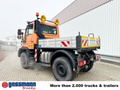 Unimog U 400 4x4, Kommunalhydraulik, Mähtür, 