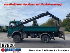 Mercedes Benz Axor 1833 AK 4x4, absattelbarer Heckkran Hiab 