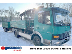 Mercedes Benz Atego 815 K 4x2, Kran Hiab 066 B-2 CL, 2x AHK 
