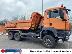 MAN TGS 33.440 6x6 BB, Stahlmulde ca. 12m³, hydr. 