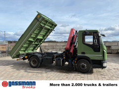 Iveco ML100E19 4x2, Kran HMF 810-K2, 2x AHK 