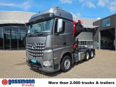 Mercedes Benz Arocs 2653 6x4, Kran HMF 4020, Funk, Retarder 